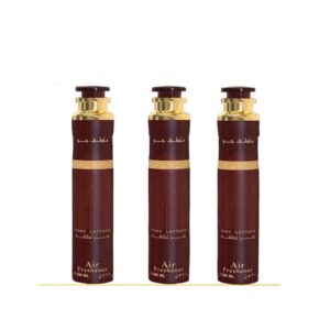 3x RAMZ Gold Airfreshener 300ml by Lattafa Spray car Home Commercial Office Room