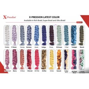 XPRESSION EXPRESSION ULTRA HAIR FOR BRAIDING & 100% KANEKALON ORIGINAL